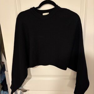 artizia wilfred black knit sweater
